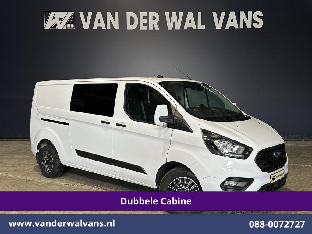 Ford Transit Custom 2.0 TDCI 131pk L2H1 Dubbele Cabine Euro6, Auto's, Bestelauto's, Voorwielaandrijving, 4 cilinders, Bedrijf