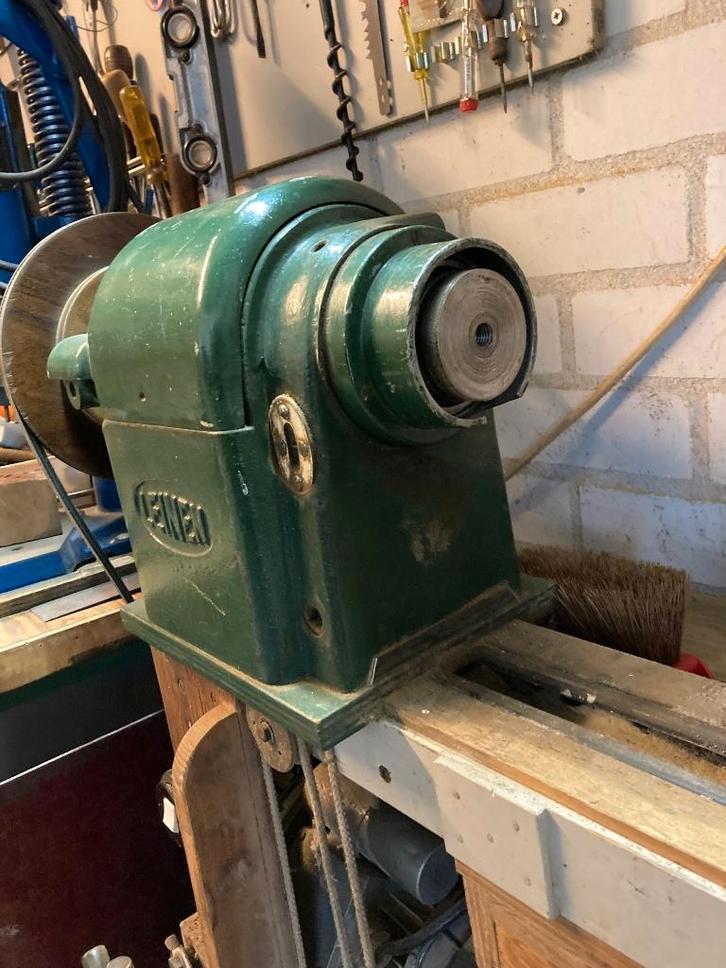 draaibank hout, Doe-het-zelf en Verbouw, Draaibanken, Gebruikt, Houtdraaibank, 1000 mm of meer, Ophalen