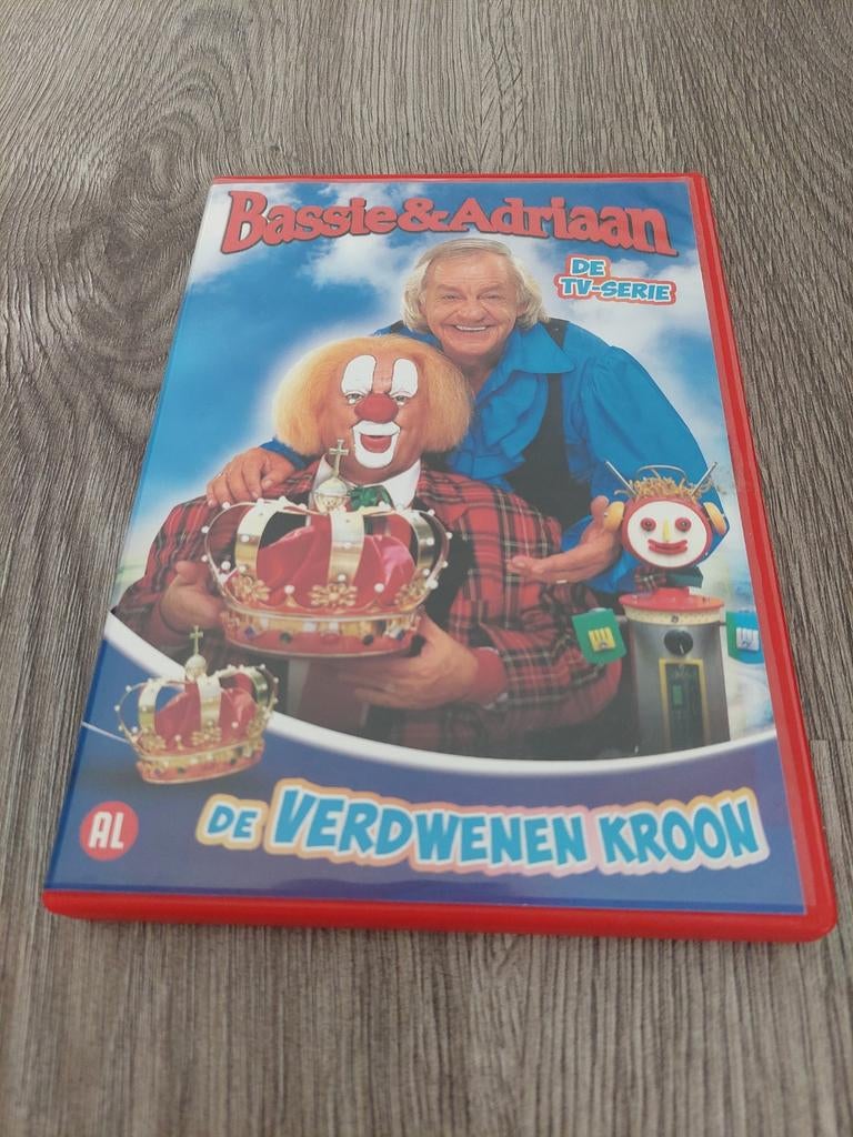 dvd BASSIE EN ADRIAAN, de verdwenen kroon 1988, Avontuur, Verzenden, Alle leeftijden, Zo goed als nieuw