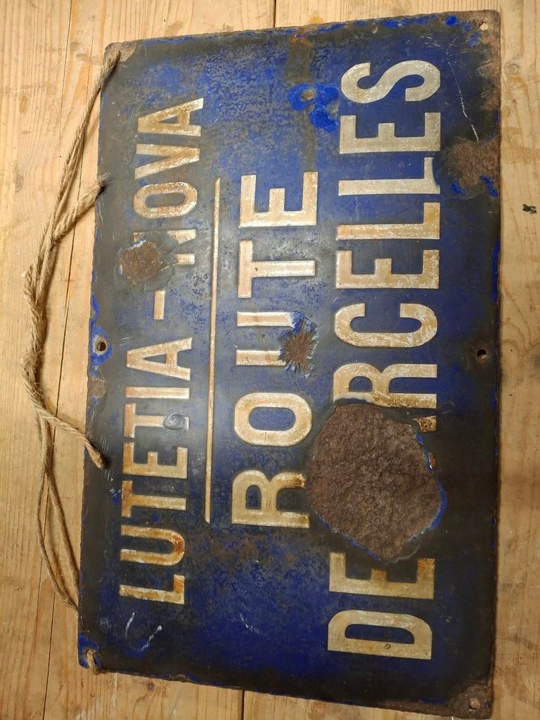 Emaille bord straatnaambord naambord plaatsnaambord, Ophalen of Verzenden