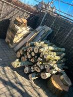 Haardhout 1,5 kuub stookhout stammen, Tuin en Terras, Minder dan 3 m³, Ophalen of Verzenden