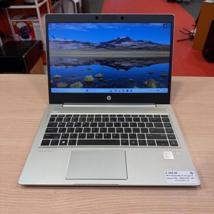 HP Probook 440 G7 10e gen i5 laptop | 8Gb - 256Gb SSD - W11, Computers en Software, Windows Laptops, Zo goed als nieuw