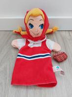 Knuffel handpop Efteling Roodkapje sprookje L1606, Ophalen of Verzenden, Zo goed als nieuw, Overige typen