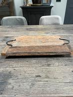 Houten plank - bajot plank - dienblad, Ophalen, Zo goed als nieuw, Rechthoekig, Hout
