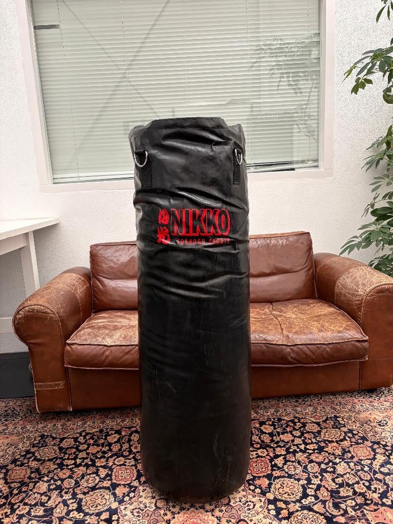 Nikko Boxzak 120 Inclusief ophangsysteem, Ophalen, Zo goed als nieuw, Bokszak