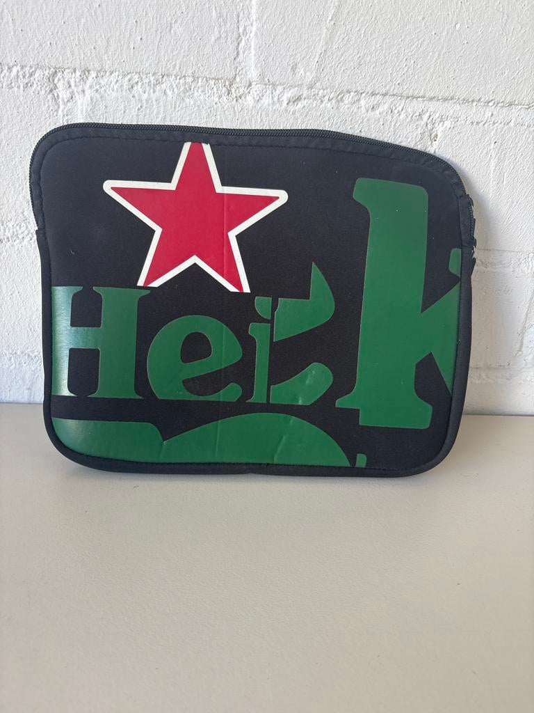 Heineken Laptophoes 13 inch - Zwart met Groen Logo, Computers en Software, Laptophoezen, Ophalen of Verzenden, 13 inch, Gebruikt