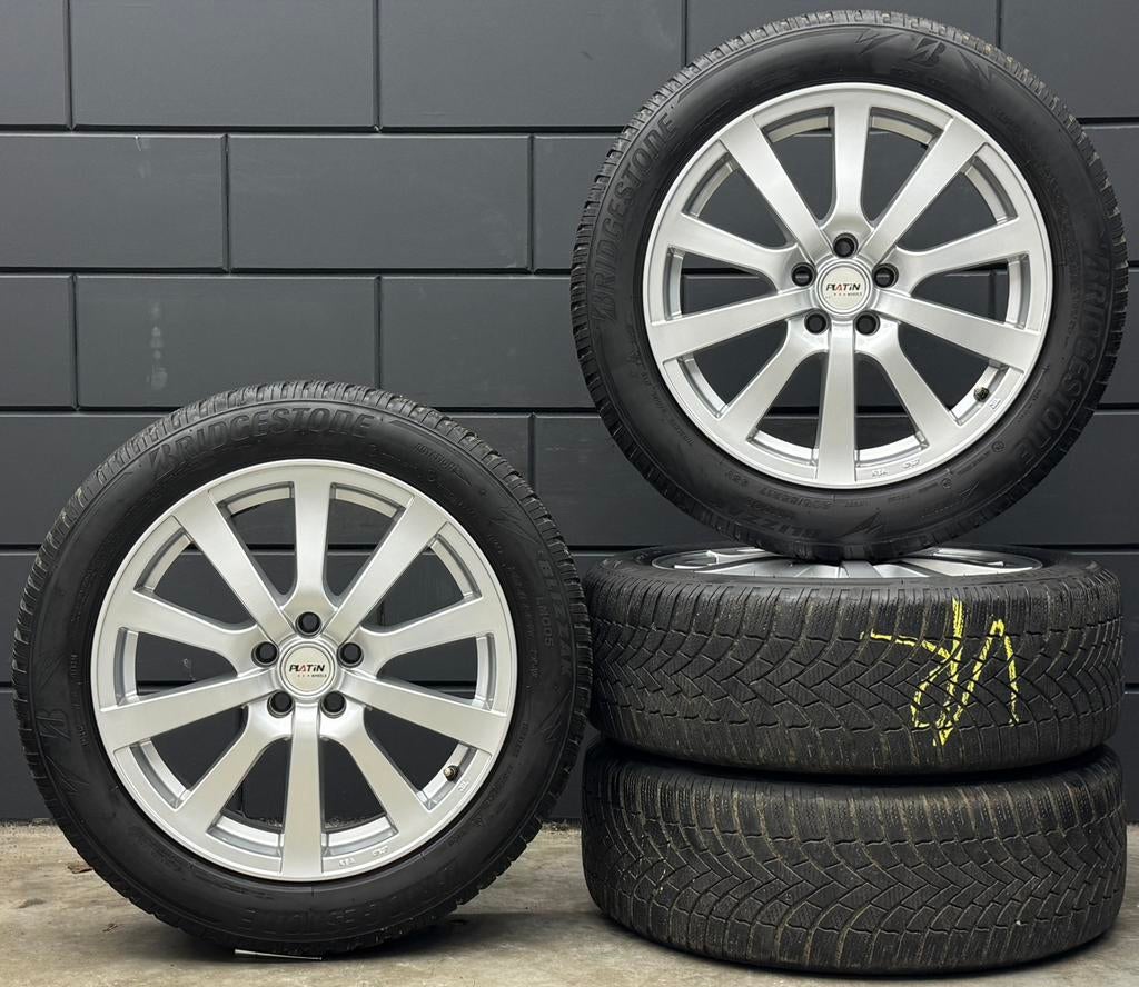 17 inch Platin - Seat Arona 5x100 ET46 205/55/17 Bridgestone, Auto-onderdelen, Banden en Velgen, Ophalen, ., Banden en Velgen