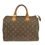 Louis Vuitton Speedy Handbag, Ophalen of Verzenden, Zo goed als nieuw, Bruin, Handtas