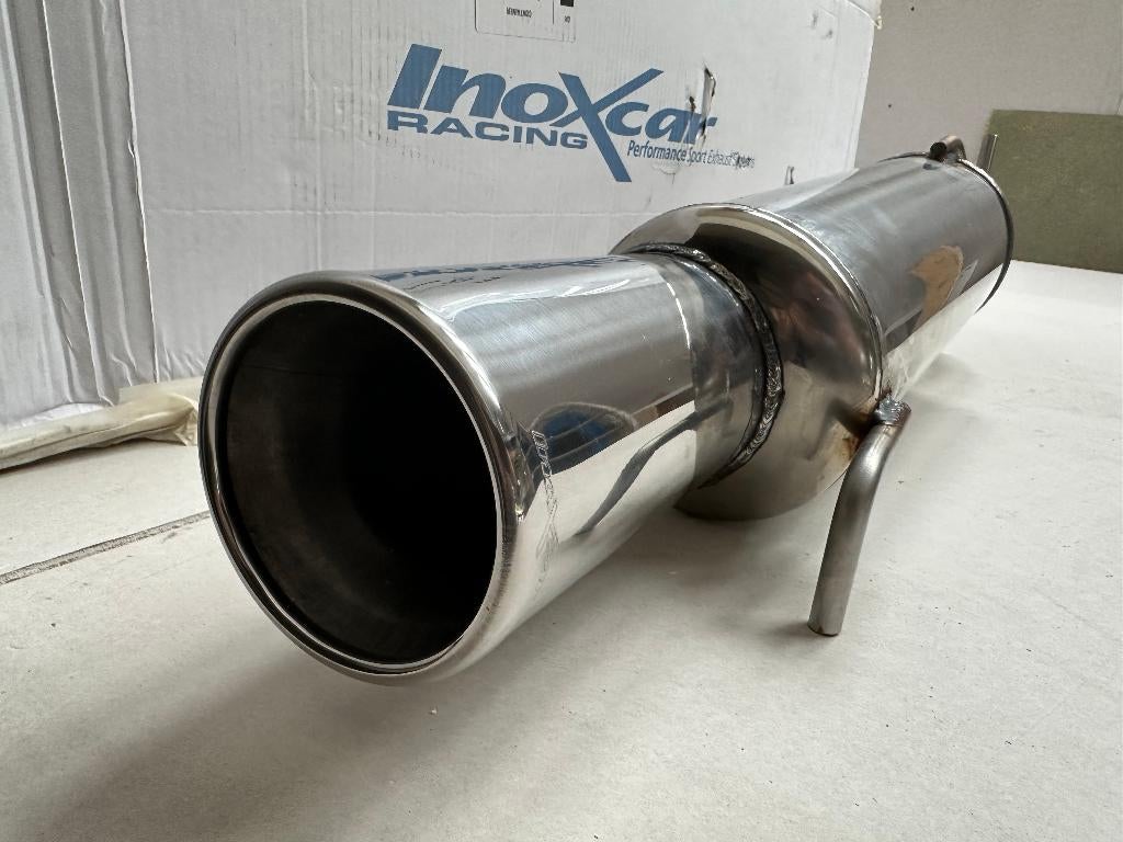 Inoxcar RVS 102mm uitlaat einddemper - Yaris 1.5 VVTi 01-05, Ophalen of Verzenden