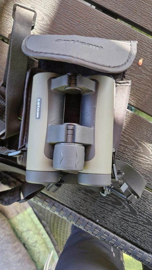 Optisan 10x32 verrekijker met tas - Zo goed als nieuw, Overige typen, Ophalen of Verzenden, Zo goed als nieuw, 8 tot 12x