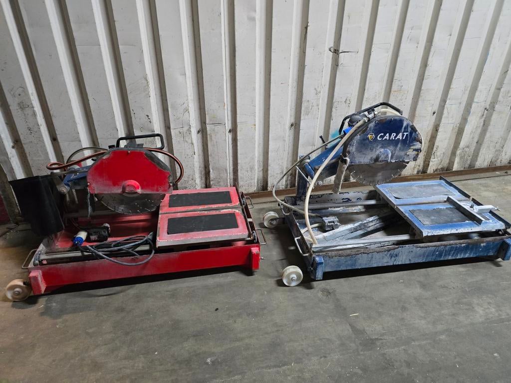 Carat S-COUP 350 steenzaagmachine / steen zaagtafel, Ophalen, Gebruikt, Carat, .