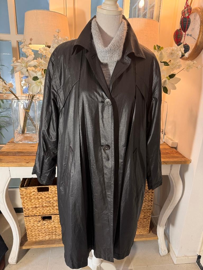 Dunne, Zwarte Regenjas Gil Bret, 40-42/L, ZGAN., Ophalen of Verzenden, Nieuw, Maat 42/44 (L), Zwart