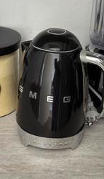 Smeg waterkoker zwart, 1 tot 2 liter, Ophalen, Gebruikt, Draadloos