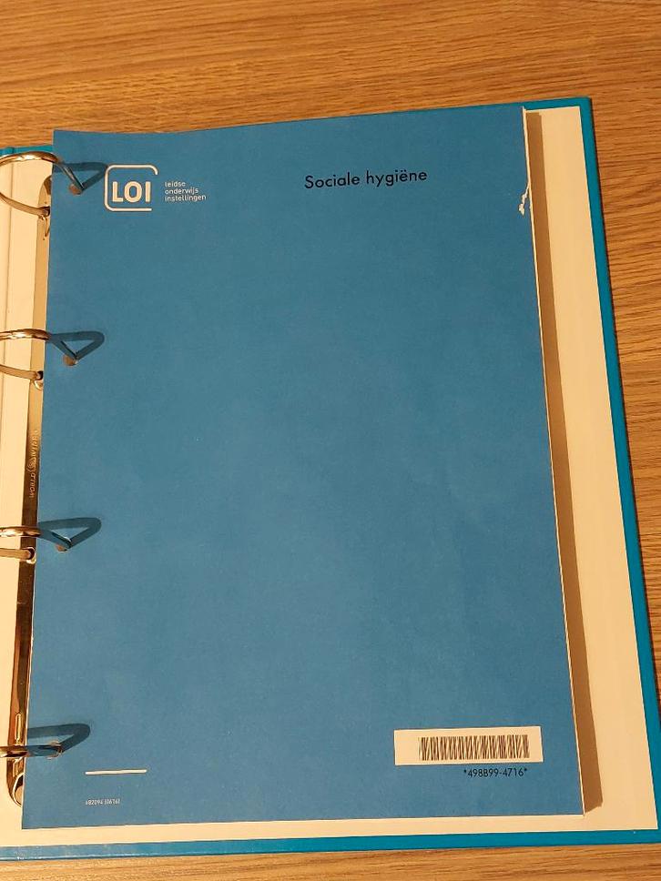 LOI cursus Sociale hygiene, Boeken, Studieboeken en Cursussen, Zo goed als nieuw, Niet van toepassing, Gamma, Ophalen