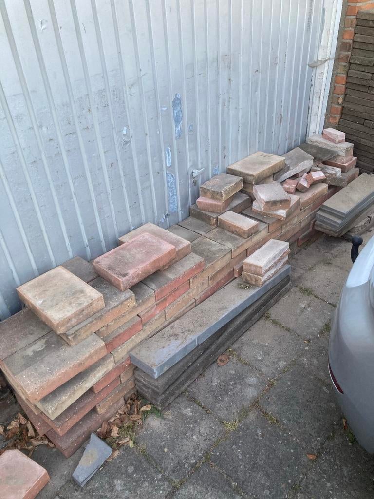 Bestrating stenen terrastegels tuintegels opsluitbanden, Ophalen, Beton, Terrastegels