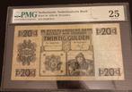 20 gulden stuurman/ roerganger PMG gecertificeerd, Postzegels en Munten, Bankbiljetten | Nederland, Ophalen, 25 gulden