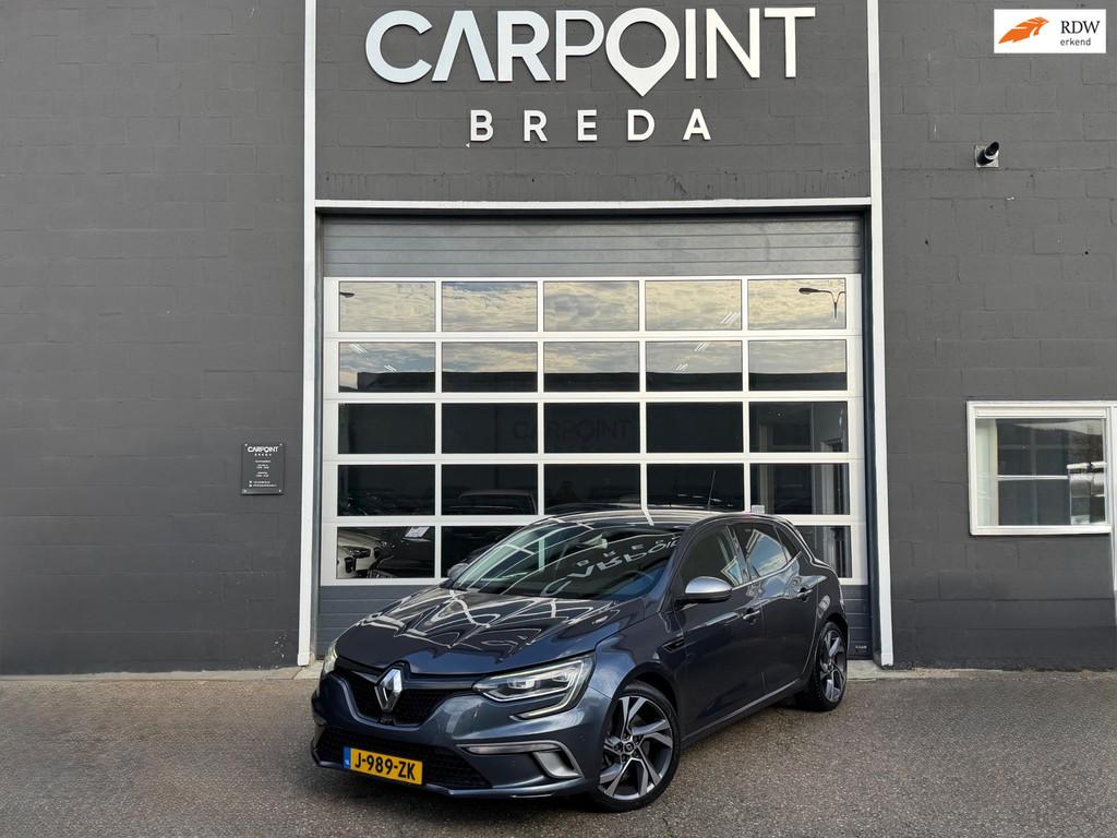 Renault Mégane 1.6 TCe GT, VOL OPTIES, LANE ASS, KUIPSTOELE, Gebruikt, 4 cilinders, 1650 kg, Adaptive Cruise Control