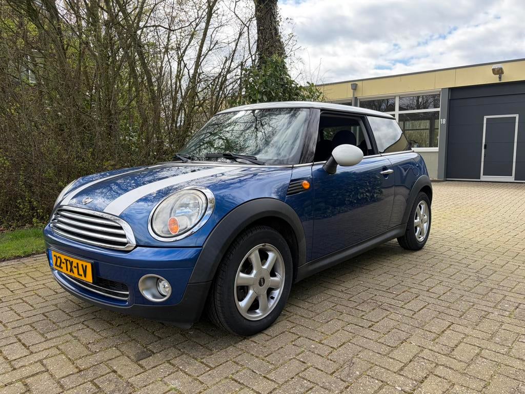 Mini 1.6 Cooper 2007 Blauw, Auto's, Mini, Voorwielaandrijving, Stof, 4 cilinders, 49 €/maand