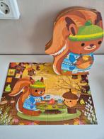 Djeco puzzel eekhoorn compleet, Ophalen of Verzenden, 10 tot 50 stukjes, Zo goed als nieuw
