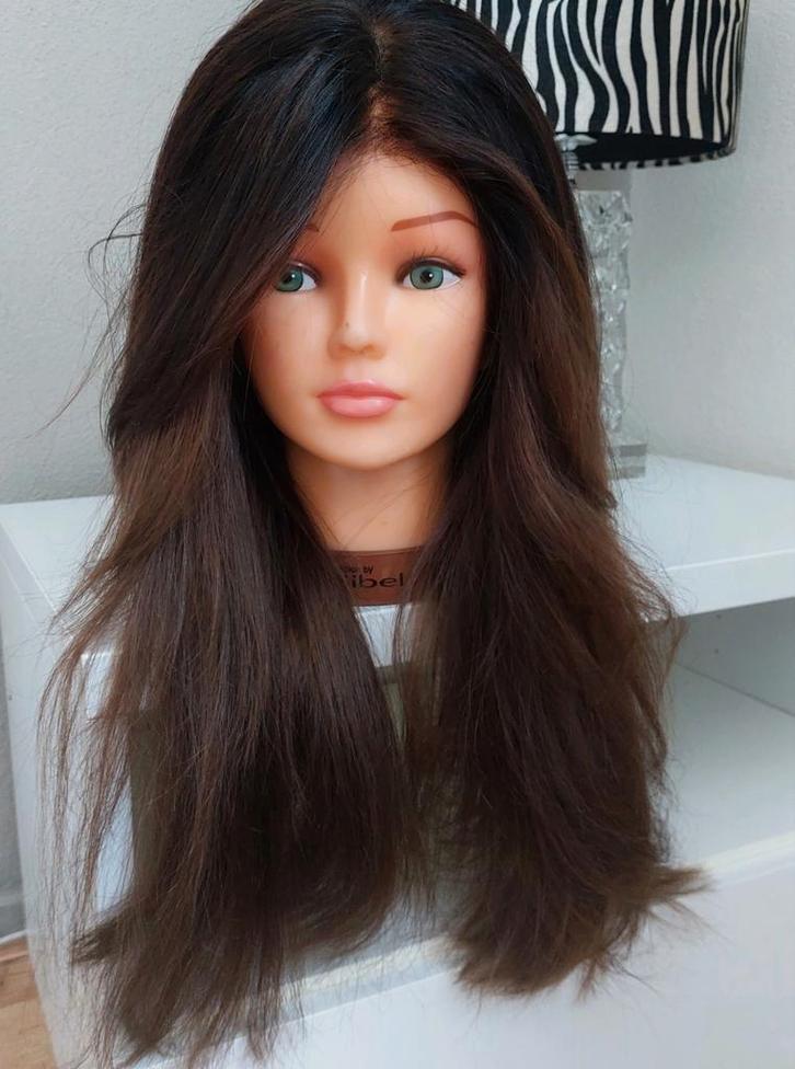 HD Lace Closure Pruik 18 inch Raw Vietnamese 100% echt haar, Sieraden, Tassen en Uiterlijk, Uiterlijk | Haarverzorging, Nieuw