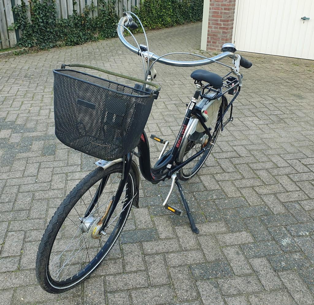 Nette moederfiets merk Sparta met 7 versnellingen, 2 zitjes, Sparta, Gebruikt, Versnellingen