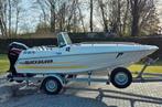 Quicksilver 500 met 90 pk Mercury 4-takt en Vlemmix trailer!, Watersport en Boten, 70 pk of meer, Onbekend, Ophalen of Verzenden