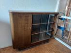 dressoir, Ophalen, 100 tot 150 cm, Glas, 25 tot 50 cm