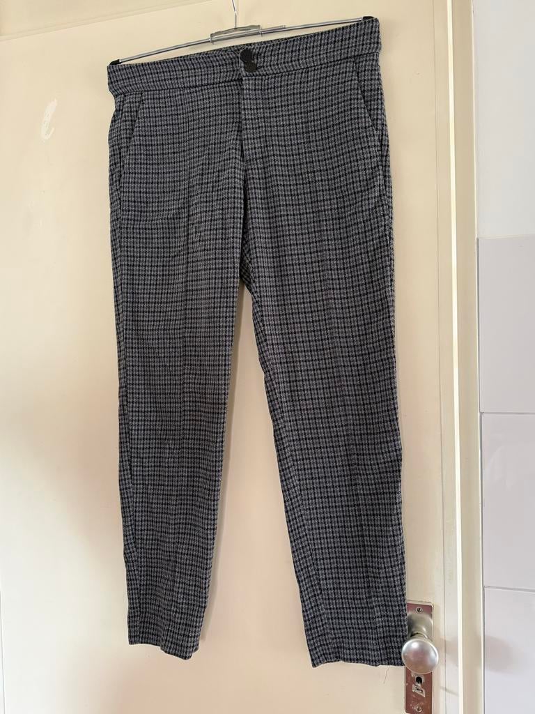 Geruite broek, Ophalen of Verzenden, Maat 36 (S), Gedragen, Grijs
