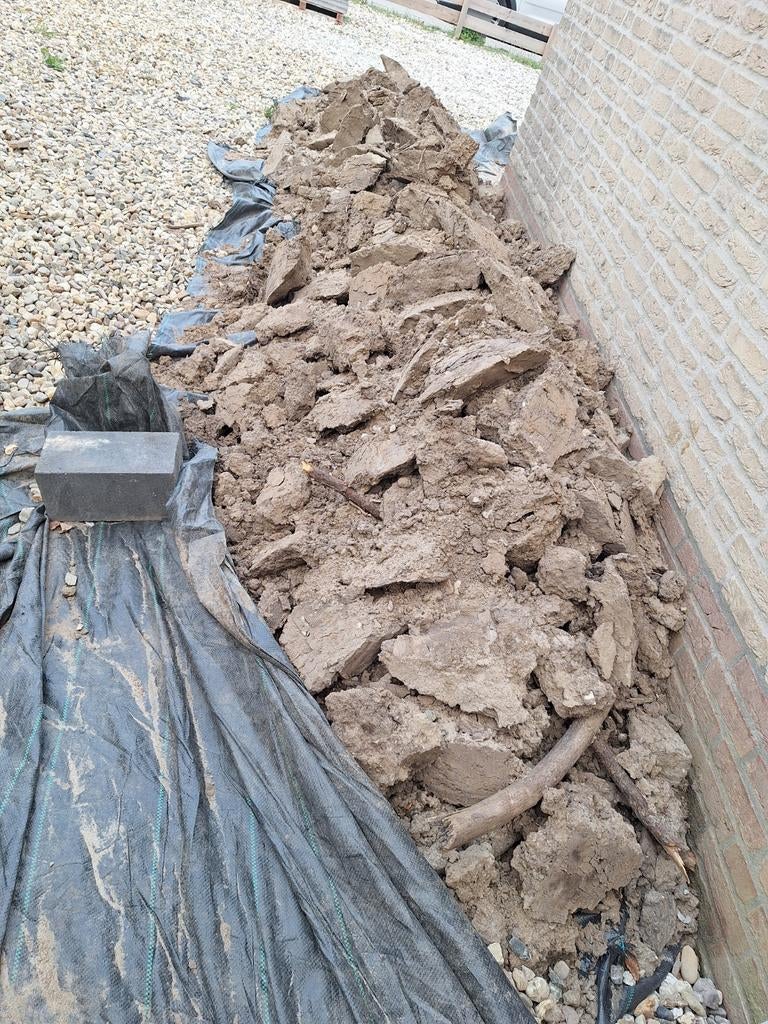 GRATIS Zwartegrond /klei grond, Tuin en Terras, Aarde en Mest, Ophalen, Tuinaarde