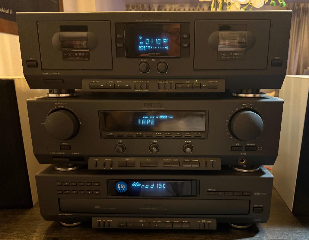 PHILIPS FR 911/00S audio set, Audio, Tv en Foto, Gebruikt, Tuner of Radio, Losse componenten, Ophalen