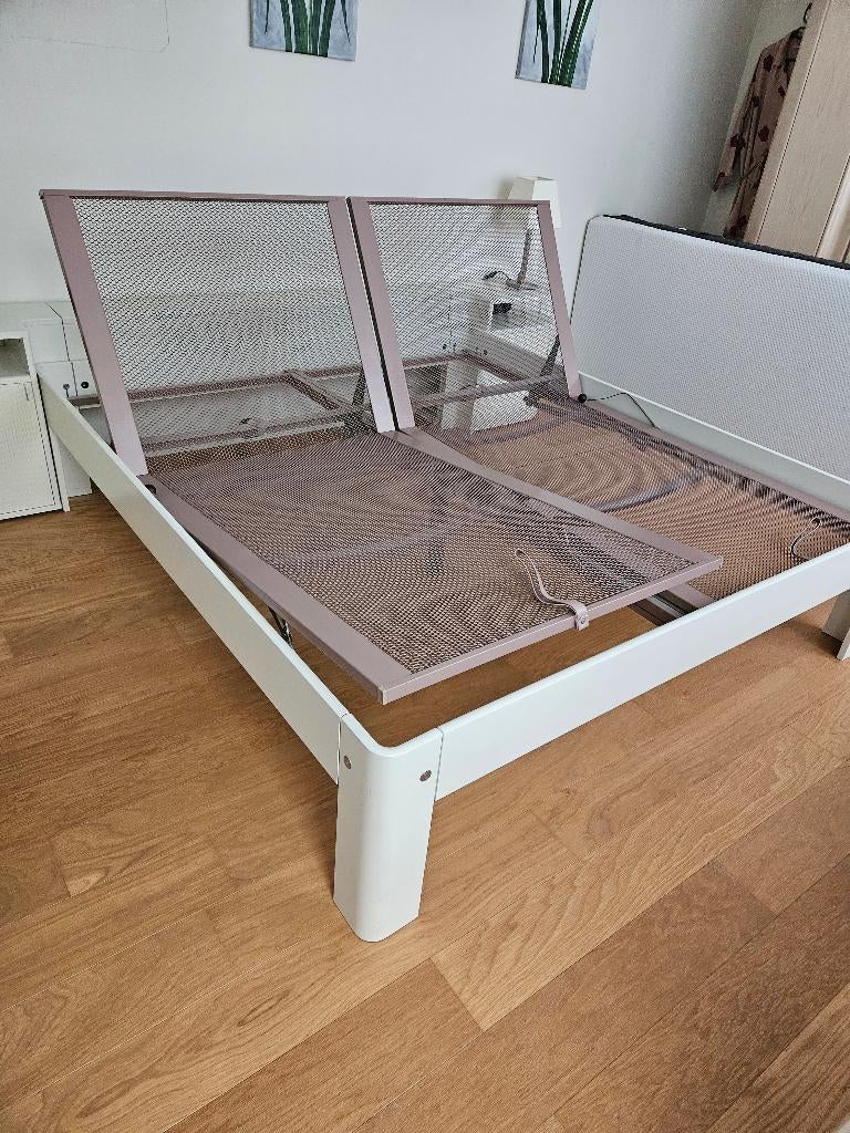 AUPING Auronde 2000,  180 x200 cm, 48 cm framehoogte., Ophalen, Wit, Tweepersoons, 180 cm