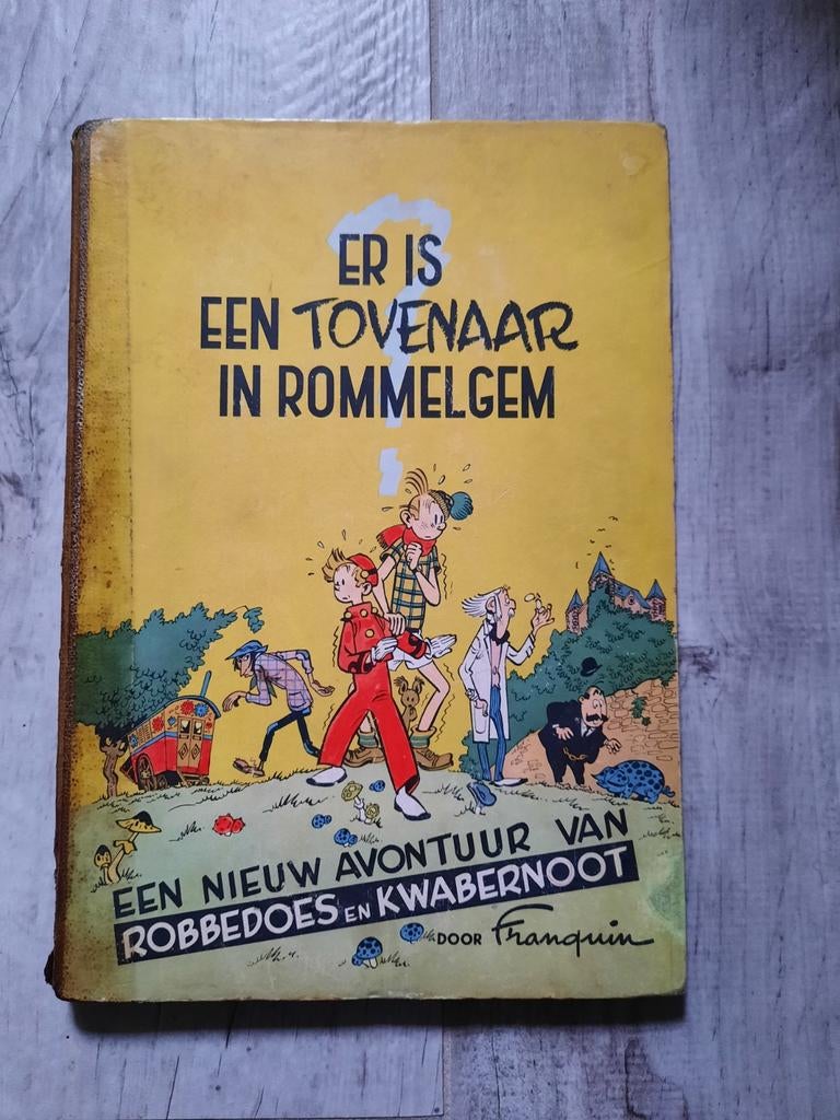 Robbedoes HC Er is een tovenaar in Rommelgem 1e druk, Eén stripboek, Ophalen of Verzenden