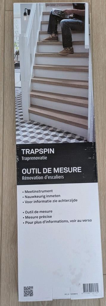 Trapspin traprenovatie meetinstrument, Doe-het-zelf en Verbouw, Ophalen of Verzenden, Zo goed als nieuw, Trap, Minder dan 2 meter
