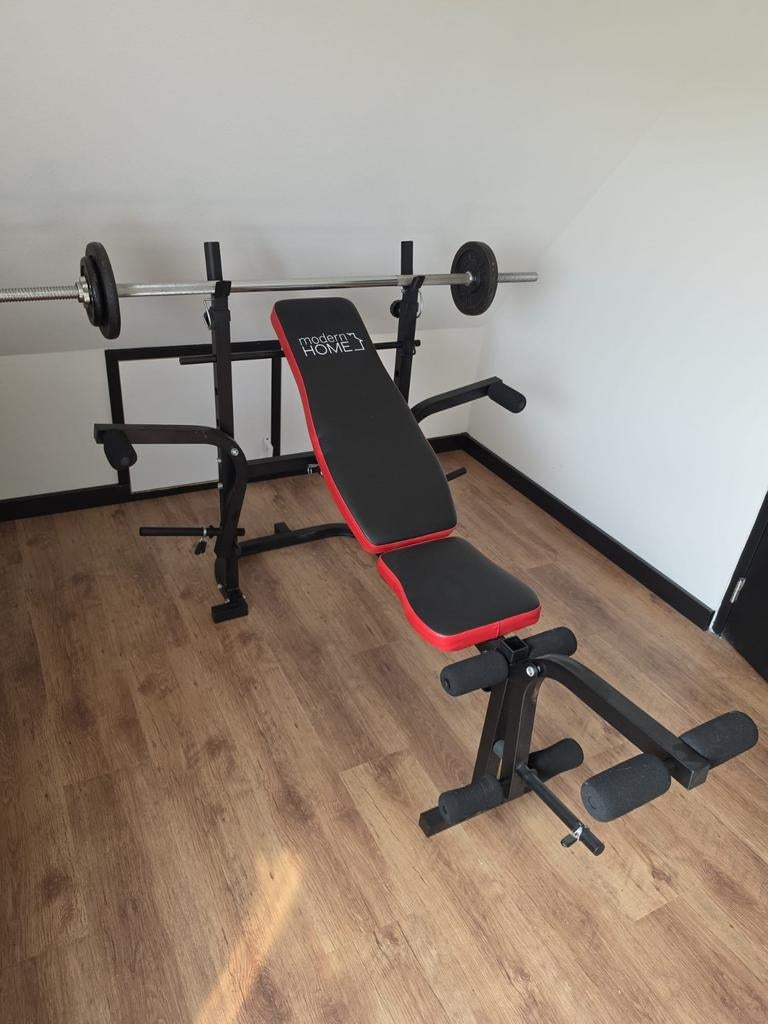 Te koop halterbank, Ophalen, Zo goed als nieuw, Krachtstation