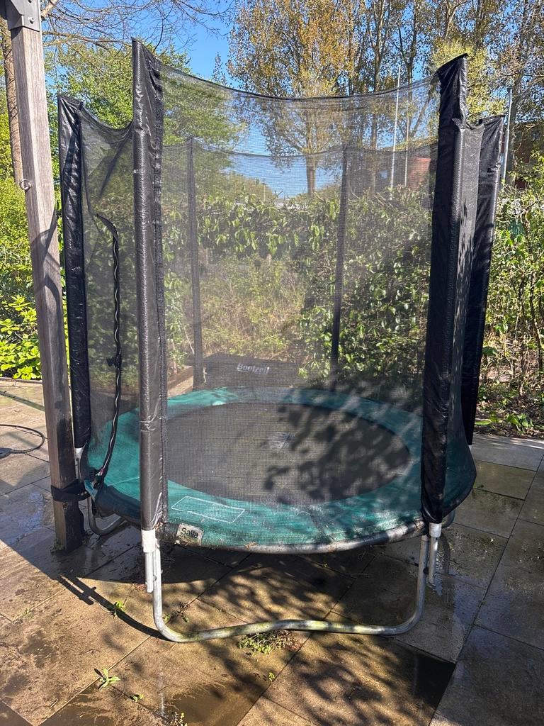 Trampoline merk salta 180cm, Ophalen, Gebruikt