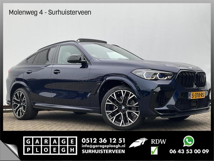 BMW X6 M Competition 626PK HUD Bowers&Wilkins Pano Nachtzich, Auto's, BMW, Bedrijf, Te koop, X6, 360° camera, 4x4, ABS, Achteruitrijcamera
