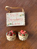 Cherished Teddies 1995 Strawberry, Ophalen, Zo goed als nieuw, Beeldje, Cherished Teddies