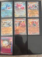 Pokémon twilight masquerade kaarten Palafin ex,Greninja ex, Ophalen of Verzenden, Gebruikt, Meerdere kaarten