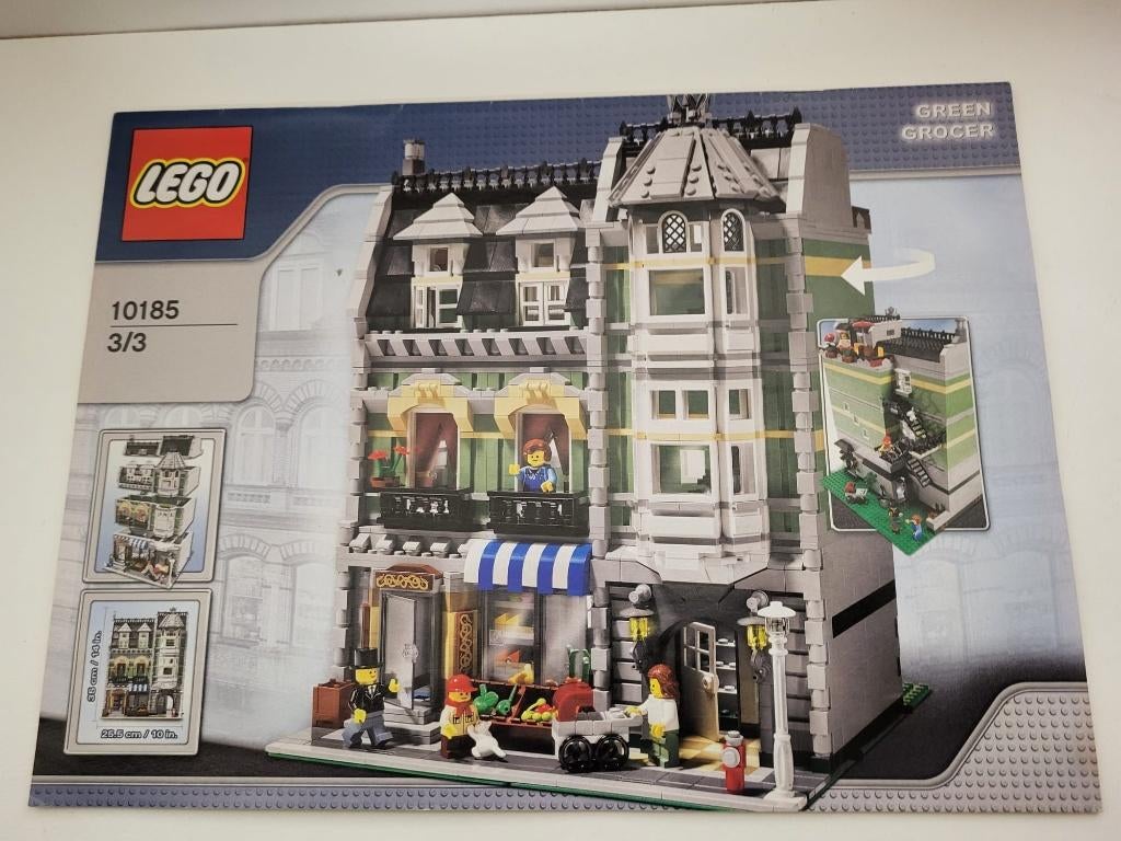 Lego bouwinstructie 10185 Green Grocer, Lego, Ophalen of Verzenden, Zo goed als nieuw, Creator