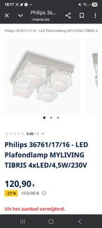 Philips LED Plafondlamp Tibris MYLIVING TIBRIS 4xLED, Huis en Inrichting, Lampen | Plafondlampen, Ophalen of Verzenden, Nieuw