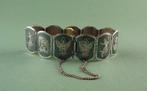 Sterling zilveren Niëllo armband uit Siam, jaren '40, Verzenden, Zilver, Armband
