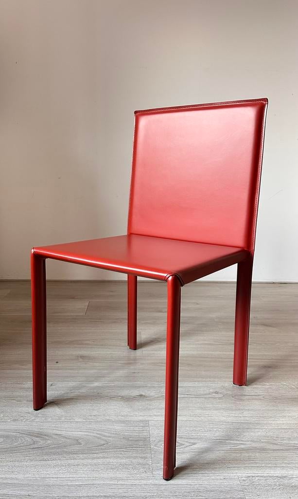 6x Kristalia Tuigleren design stoelen, Huis en Inrichting, Stoelen, Ophalen, Zo goed als nieuw, Vijf, Zes of meer stoelen