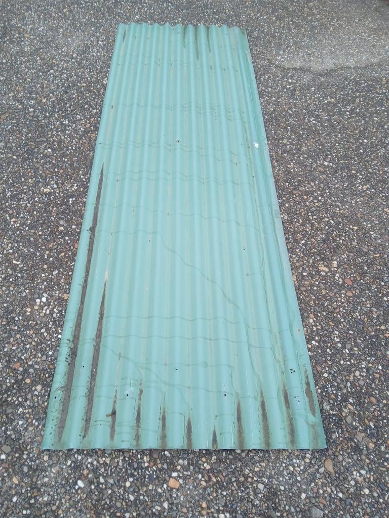 Ijzeren golfplaten, Ophalen, Gebruikt