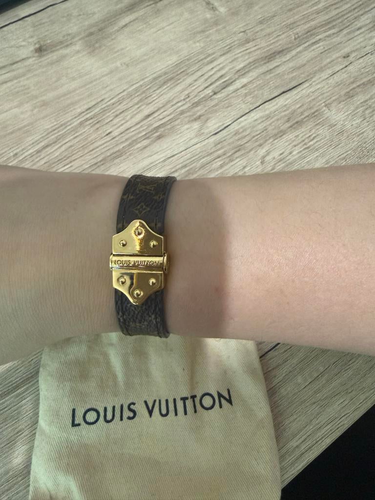 Louis Vuitton Armband - Zo goed als nieuw, Ophalen of Verzenden, Zo goed als nieuw, Bruin, Leer