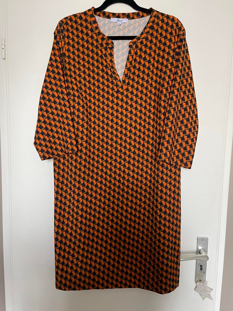 Miss Etam zwart oranje tuniek maat xxl, Kleding | Dames, Grote Maten, Ophalen of Verzenden, Zo goed als nieuw, Oranje, Blouse of Tuniek