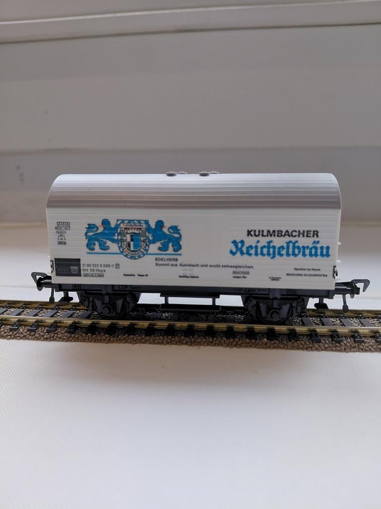 Fleischmann wagon HO Kulmbacher Reichelbräu, Hobby en Vrije tijd, Modeltreinen | H0, Ophalen of Verzenden, Gelijkstroom, Wagon