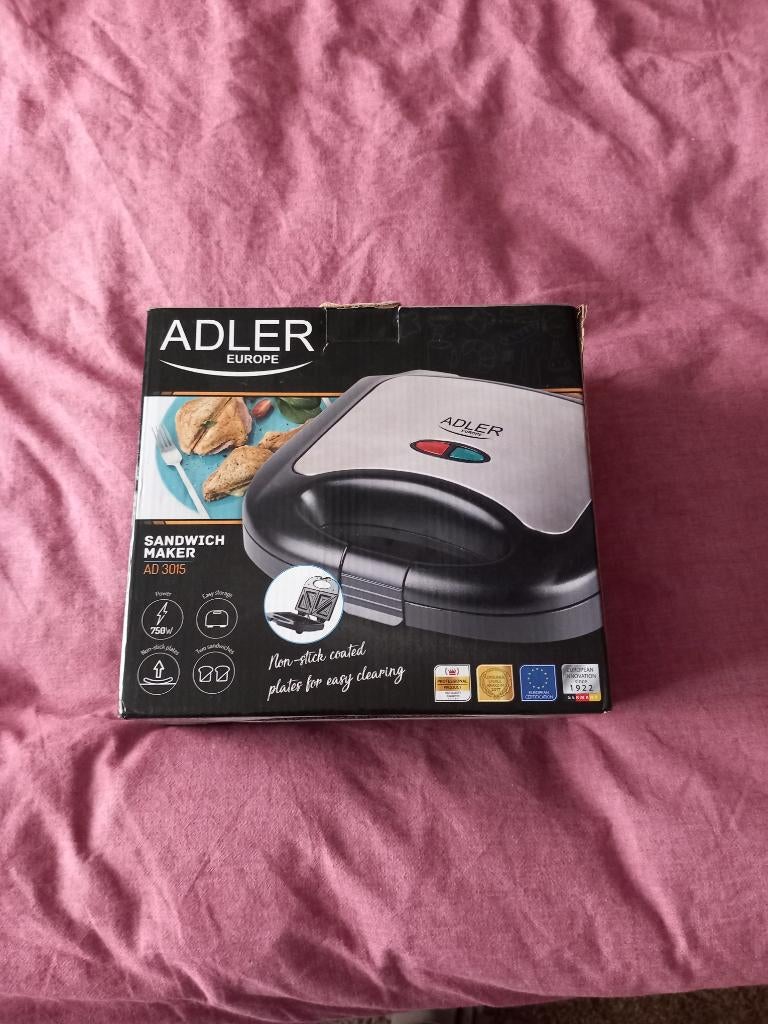 Nieuw tosti-apparaat, Witgoed en Apparatuur, Contactgrills, Ophalen of Verzenden, Nieuw