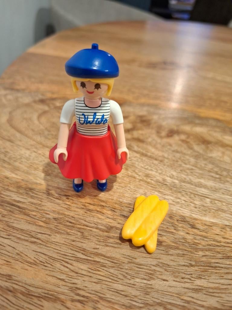Playmobil Franse dame (70733, serie 21) met stokbrood, Ophalen of Verzenden, Zo goed als nieuw