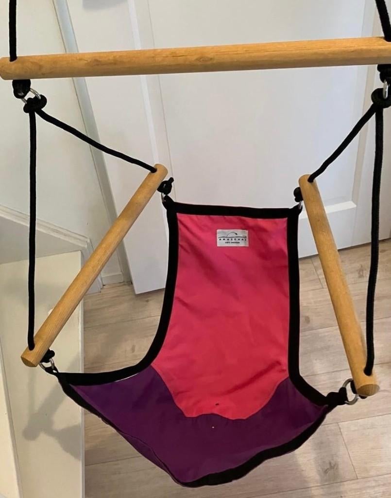 Kinderhangstoel Kids Swinger Roze/Paars, Ophalen of Verzenden, Zo goed als nieuw, Metaal