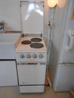 Fornuis elektrische vintage 3 pits kookplaat smal retro oven, Ophalen, Gebruikt, Minder dan 45 cm, 3 kookzones of minder